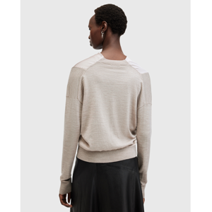 AllSaints Myra Cowl Neck Merino Wool Jumper